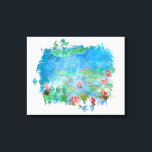 Impressão Em Tela ** Lily Pads Pond Painting AR23 Monet Art<br><div class="desc">IMPRESSÃO ART CANVAS STRETCHED - Monet Clássico e pintura de lago d'água. Os lírios Lily Monet/Lotus são magenta, magenta rosa. Elegante feminina romântica Ephemera Floral Pintura Artística Única Criativa Moderna e Romântica design. (PESQUISAR 23 para designs semelhantes) O é um Chique, Feminine Girly Design. Esta design é Romântica Vintage Rustic...</div>