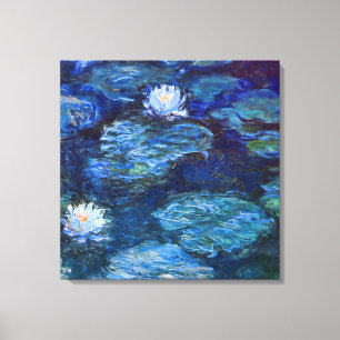 Impressão Em Tela Lily Pond em Blue Monet Fine Art