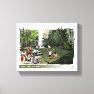 Impressão Em Tela Limão fluvial, Trinidade