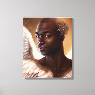 Impressão Em Tela Linda África Negra
