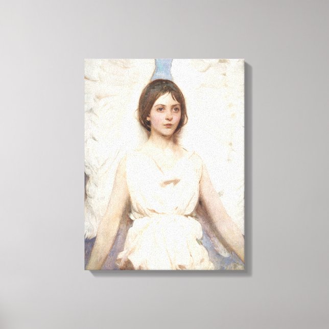 Impressão Em Tela Linda Angel (por Abbott Handerson Thayer) (Frente)