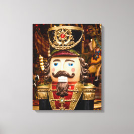 Impressão Em Tela Linda Figura de Noz Nutcracker Quadro de Natal