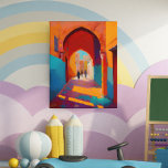 Impressão Em Tela Linda Medina Vermelha Colorida Marrocos Marrakech<br><div class="desc">Escapar para a mesmerante cidade vermelha de Marraquexe no Marrocos com esta impressionante tela impressa. Mergulhe nas matizes azuis serenas que adornam as paredes da cidade, capturando a essência de seu charmoso ambiente. Nossa tela é uma adição perfeita a qualquer sala, trazendo um toque da herança cultural e da beleza...</div>