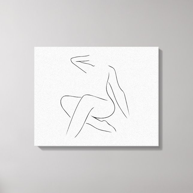 Impressão Em Tela Linda mulher (Frente)