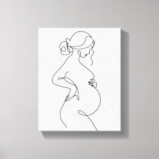 Impressão Em Tela linda mulher