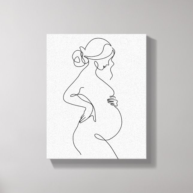 Impressão Em Tela linda mulher (Frente)