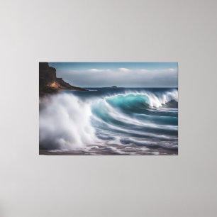 Impressão Em Tela Lindas ondas do mar