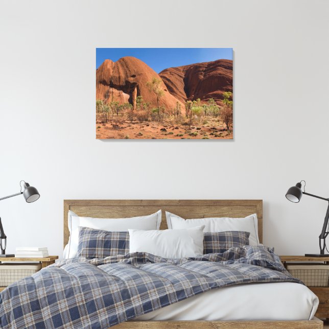 Impressão Em Tela Lindo Uluru / Ayers Rock de Perto (Insitu(Quarto))