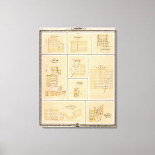 Impressão Em Tela Lineville, Derby, Glidden, Ames, Conway