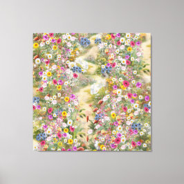 Impressão Em Tela Língua das Flores