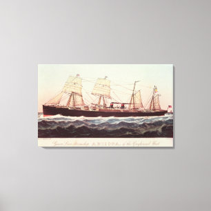 Impressão Em Tela Linha arizona de Guion do navio a vapor