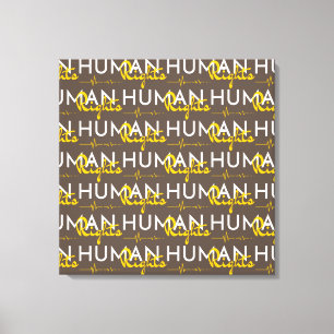 Impressão Em Tela Linha de vida dos direitos humanos