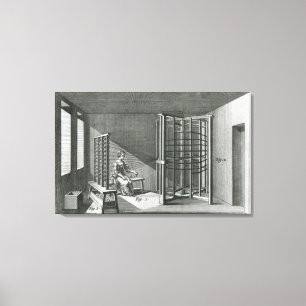 Impressão Em Tela Linhas de seda de entortamento, ilustração