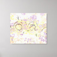 Linhas de uva de mostarda amarela e laranja turvo