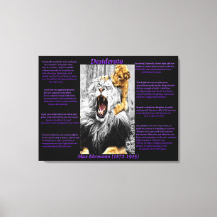 Impressão Em Tela Lion Cub