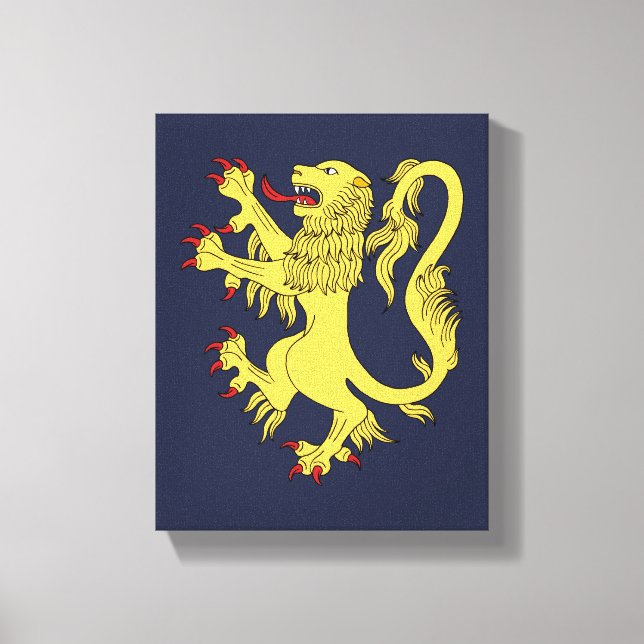 Impressão Em Tela Lion Rampant (Frente)