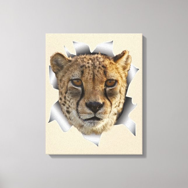 Impressão Em Tela Lioness da África (Frente)
