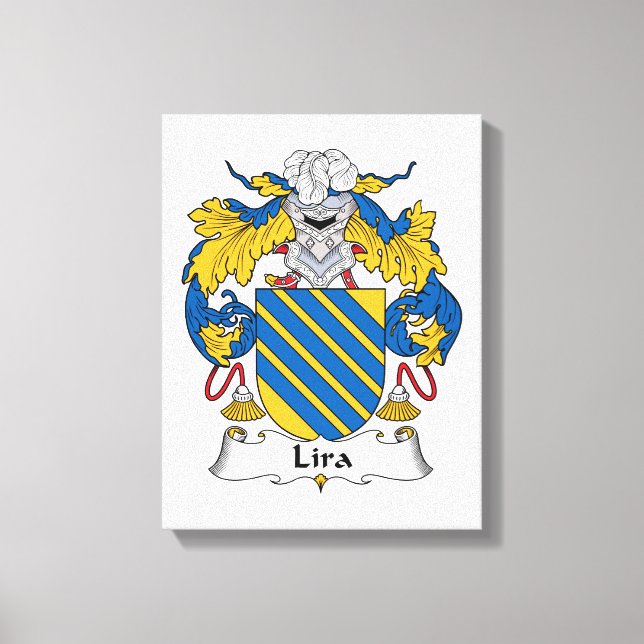Impressão Em Tela Lira Family Crest (Frente)
