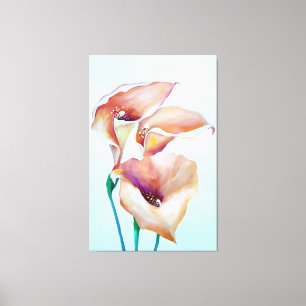 Impressão Em Tela Lírios Calla Calla Sublimes