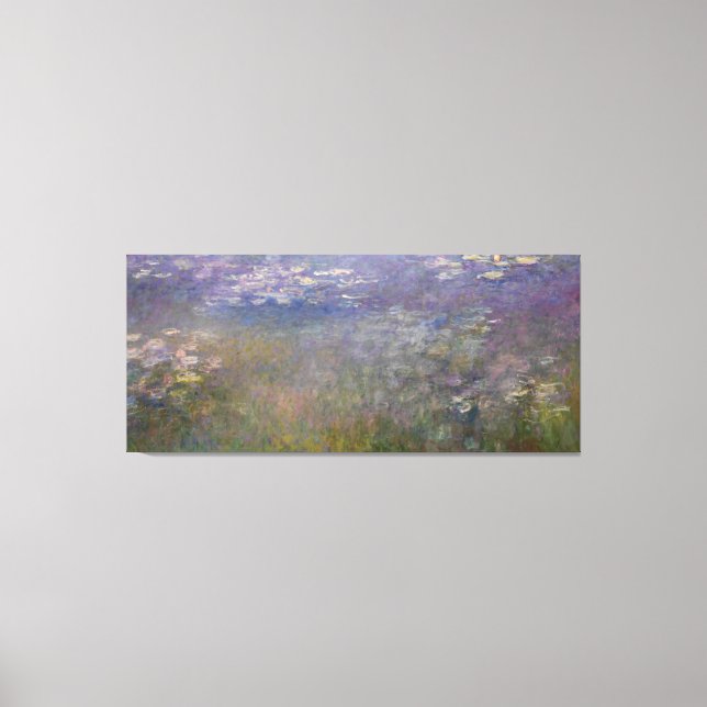 Impressão Em Tela Lírios d'água de Claude Monet (Frente)