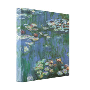 Impressão Em Tela Lírios De Água Do Monet Vintage