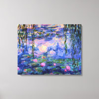Lírios de Água Monet com Reflexões de Pond