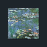 Impressão Em Tela Lírios de Claude Monet, Flores Vintage<br><div class="desc">Lírios (1916), por Claude Monet. Water Lily é uma pintura floral de arte impressionista vintage. Jardim de flores da primavera Monet em Giverny, França. Esta paisagem é uma das muitas variações das pinturas de lírio-d'água que Monet pintou por seu lago. Sobre o artista: Claude Monet (1840-1926) foi o fundador do...</div>