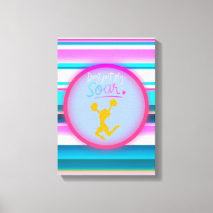 Impressão Em Tela Listras de animação "Não voe, Soar" Stripes