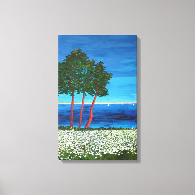 Impressão Em Tela litoral da Bretanha (Frente)