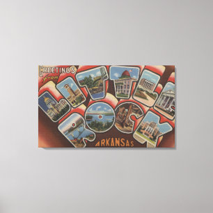 Impressão Em Tela Little Rock, Arkansas - grandes cenas 2 da letra