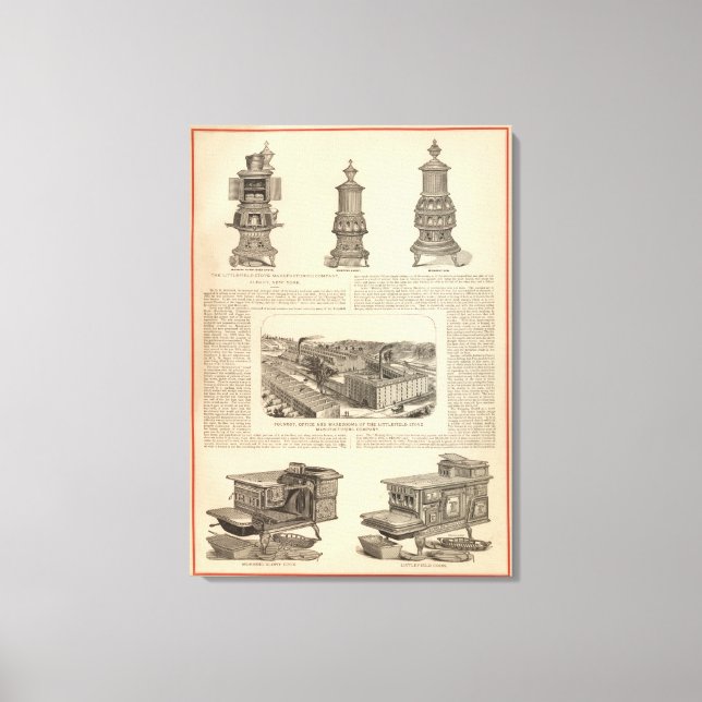 Impressão Em Tela Littlefield Stove Manufacturing Company (Frente)