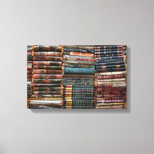 IMPRESSÃO EM TELA LIVROS ANTIGOS DO COURO-LIMITE