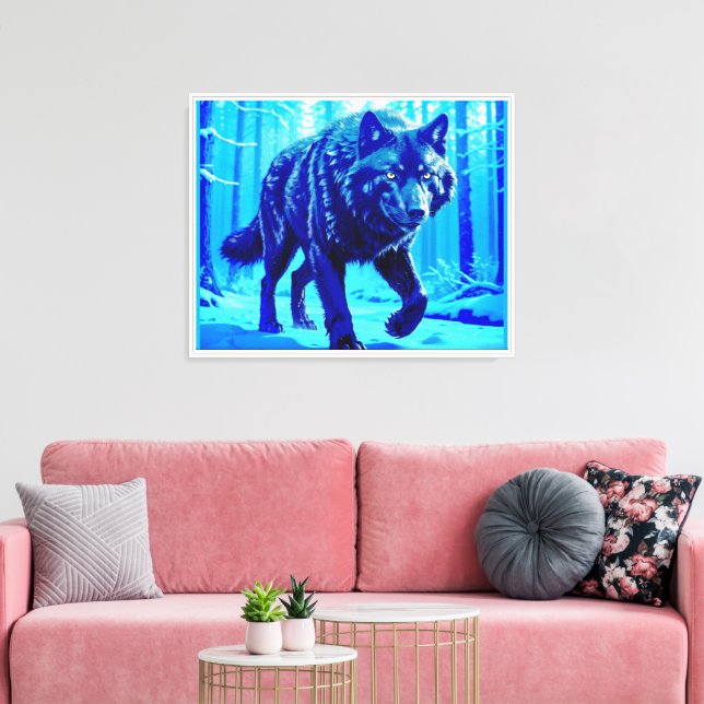 Impressão Em Tela Lobo Frost (Insitu(Sala de estar))