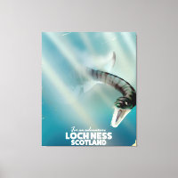 Loch Ness Scotland monster viagens vintage