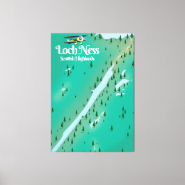 Impressão Em Tela Loch Ness Scottish Highlands viagem