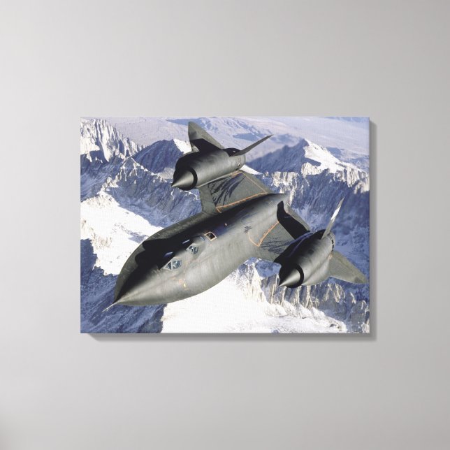 Impressão Em Tela Lockheed SR-71B Blackbird (Frente)