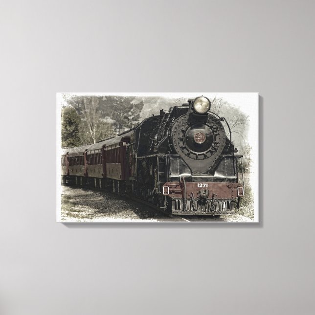 Impressão Em Tela Locomotiva (Frente)