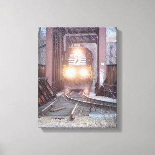 Impressão Em Tela Locomotiva Norfolk Southern #3288