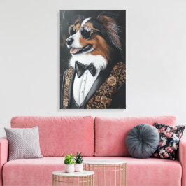 Impressão Em Tela Lóculos de sol legal Shetland Sheepdog | Sheltie