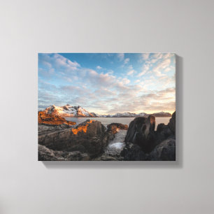 Impressão Em Tela Lofoten Noruega