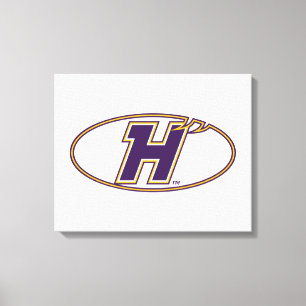 Impressão Em Tela Logotipo Atlético Hunter College Hawks