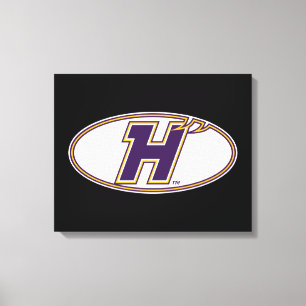 Impressão Em Tela Logotipo Atlético Hunter College Hawks