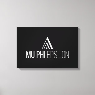 Impressão Em Tela Logotipo da Mu Phi Epsilon
