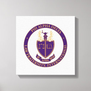 Impressão Em Tela Logotipo da Phi Alpha Delta