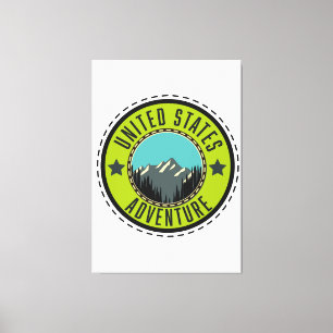 Impressão Em Tela logotipo da United States Adventure