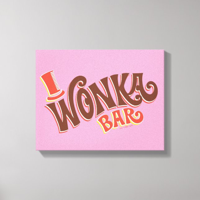 Impressão Em Tela Logotipo do Bar Wonka (Frente)