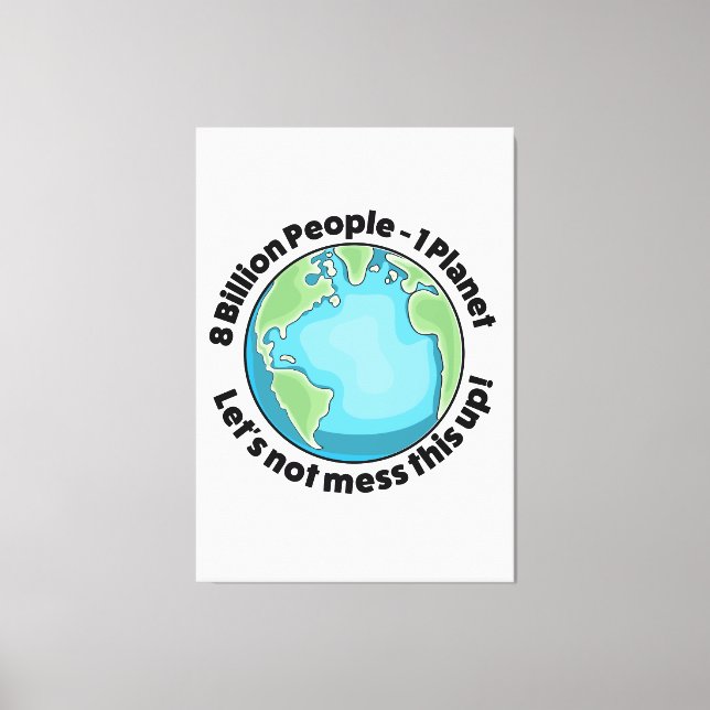 Impressão Em Tela Logotipo do Meio Ambiente (Frente)