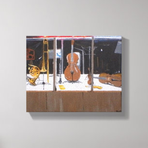 Impressão Em Tela Loja da música