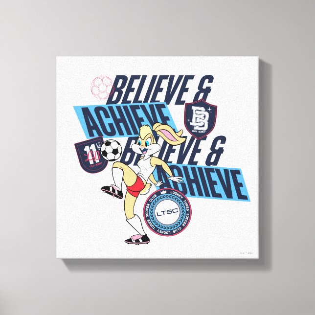 Impressão Em Tela Lola Bunny LOONEY TUNES™ Soccer Club Graphic (Frente)