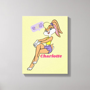 Impressão Em Tela Lola Sitting